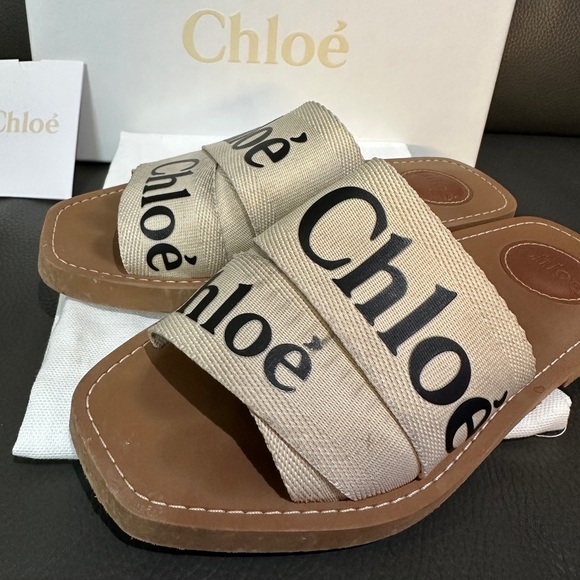 CHLOE WOODY SANDALS - Picture 6 of 11